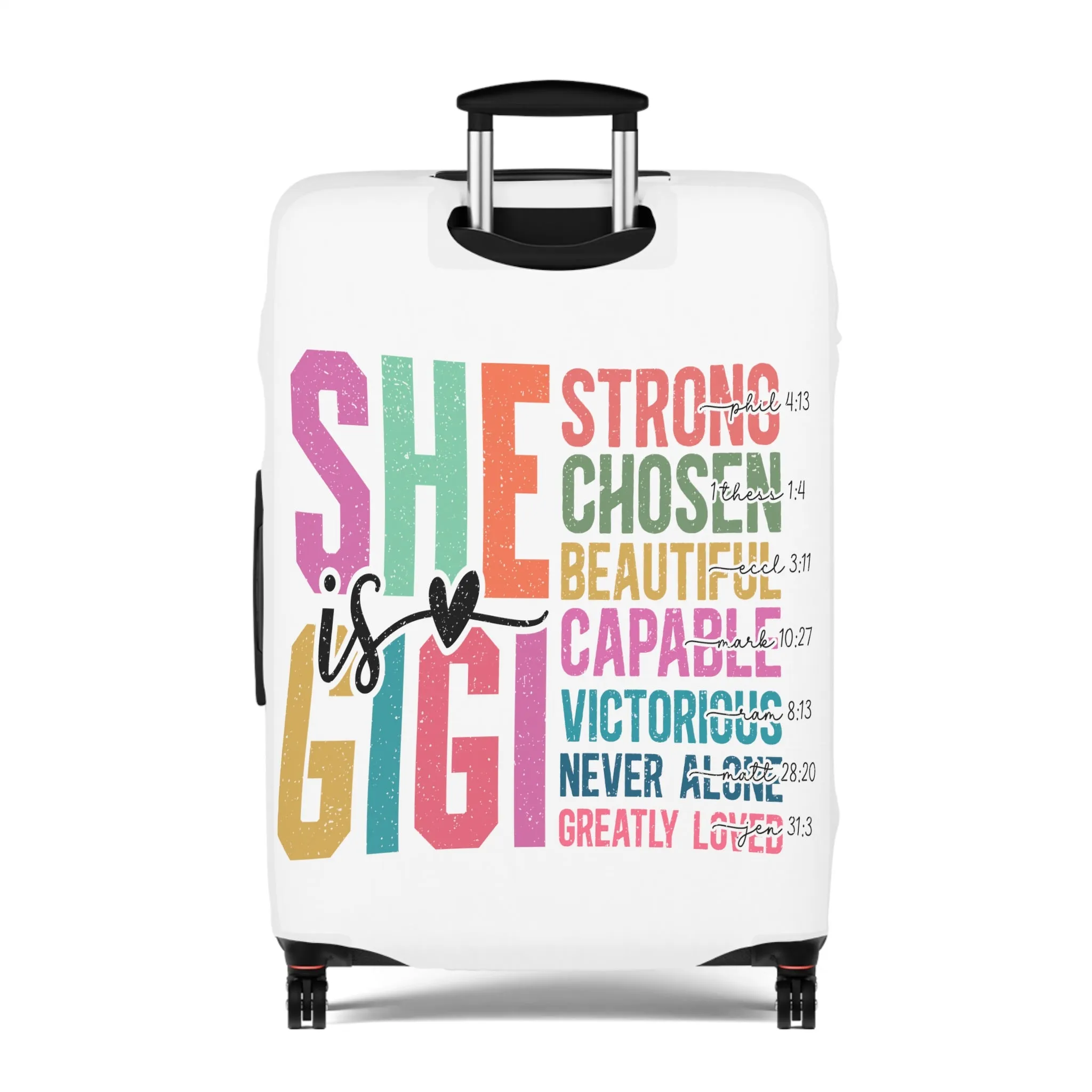 Luggage Cover, She is GiGi, awd-5019